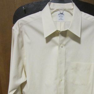 Men's dress Shirt Beige SZ 16-34